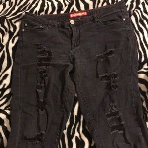 Black Skinny Jeans (size 11)